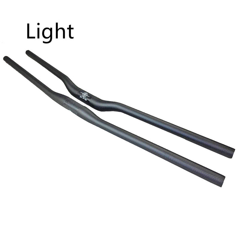 carbon fiber mountain bike handlebar, view 6 - MRSLM