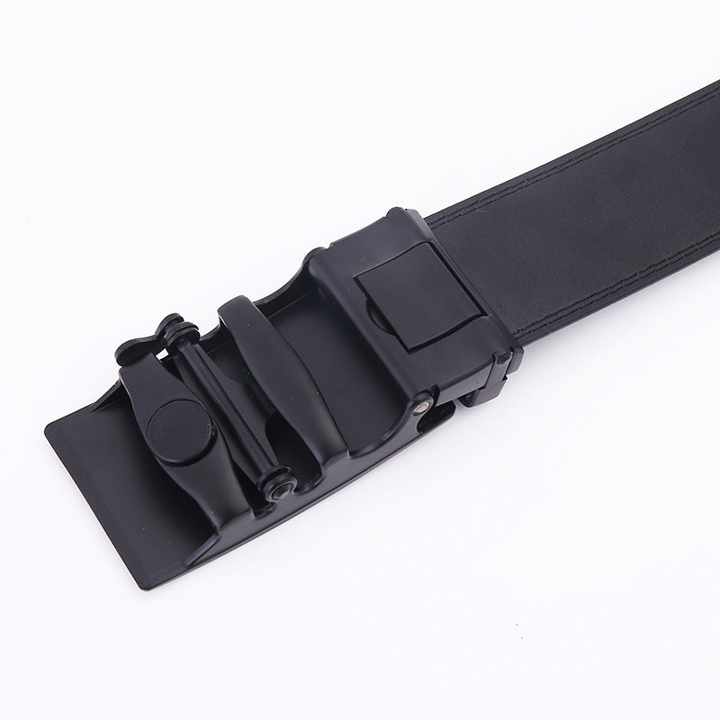men's business automatic buckle belt, view 3 - MRSLM