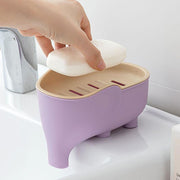 double layer elephant soap box, view 6 - MRSLM