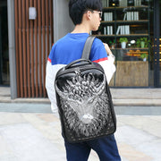 creative 3d cow design backpack, view 5 - MRSLM