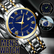men's stainless steel luminous quartz watch, view 10 - MRSLM