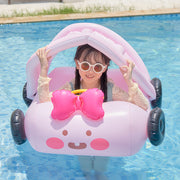 Inflatable car swimming seat ring for kids, view 6 - MRSLM