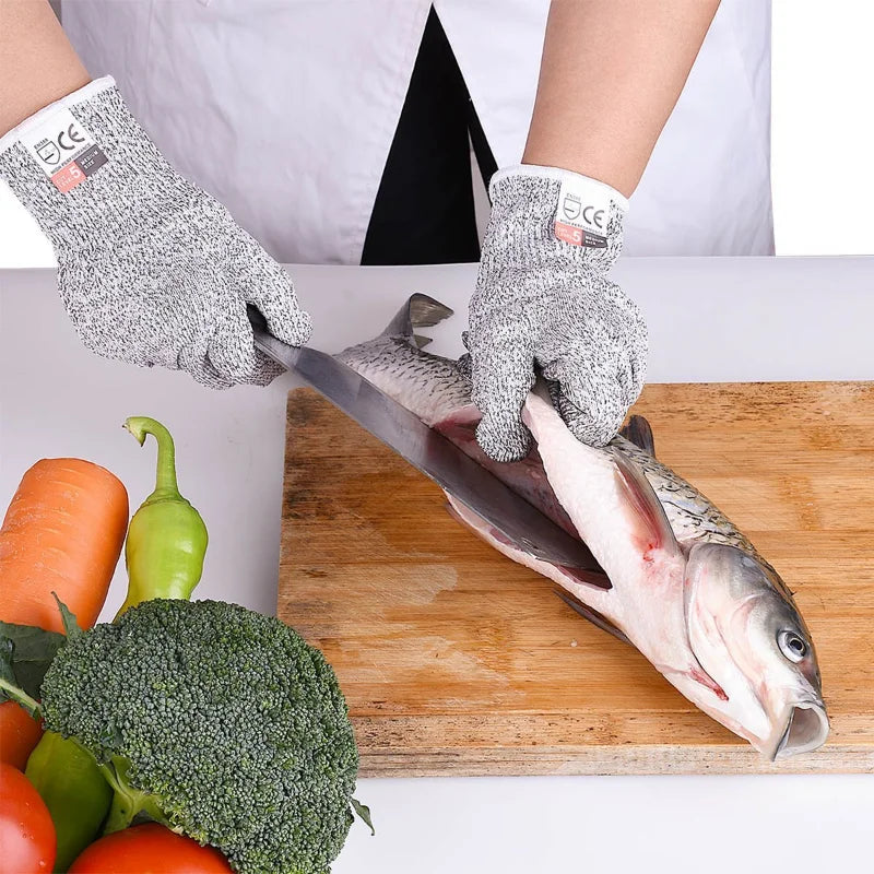 grade 5 cut-resistant gloves, view 4 - MRSLM