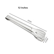 stainless steel bbq tongs, view 2 - MRSLM