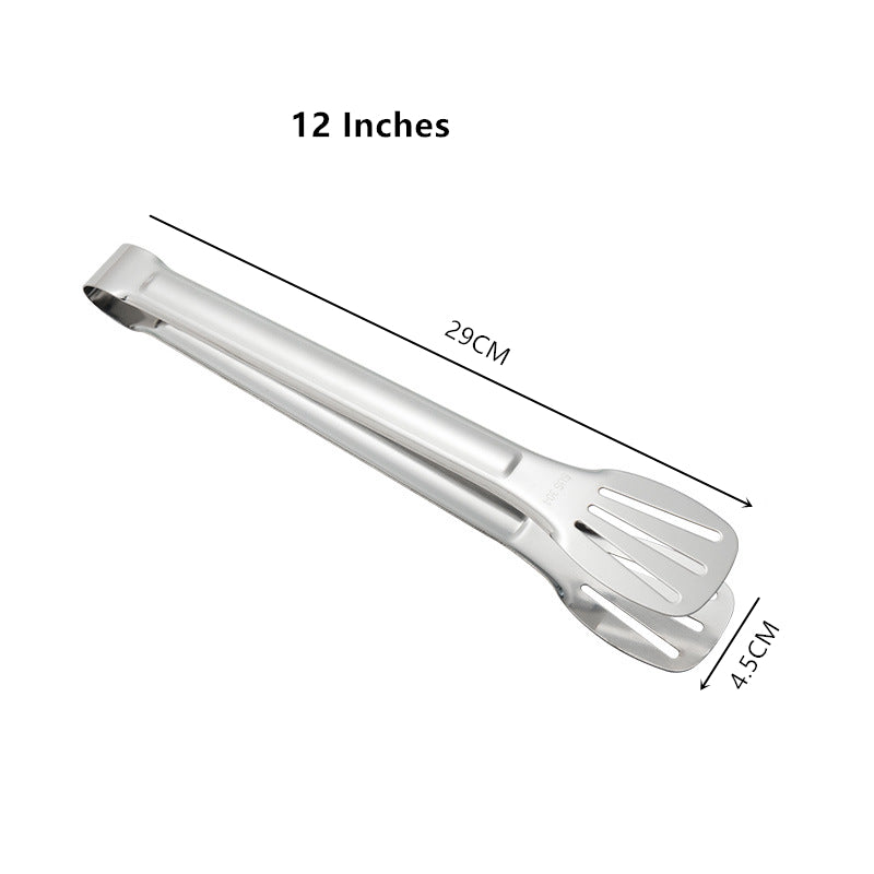 stainless steel bbq tongs, view 2 - MRSLM