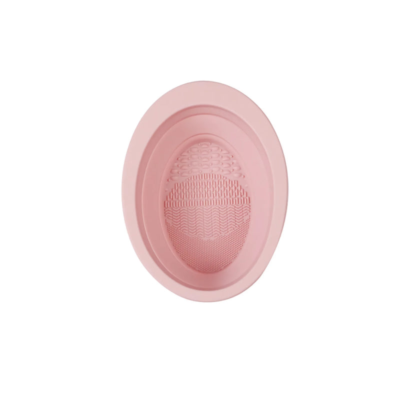 silicone makeup brush cleaner bowl, view 2 - MRSLM