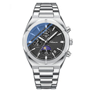 men's moon phase quartz watch, view 3 - MRSLM