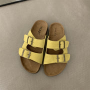 women's suede flip-flops, view 10 - MRSLM