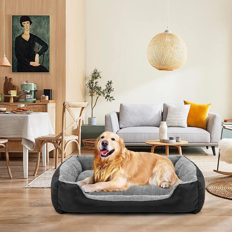 washable dog bed for large dogs, view 3 - MRSLM