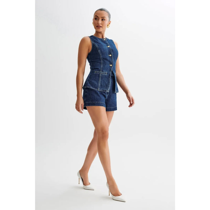 Denim 2-piece summer set, view 6 - MRSLM