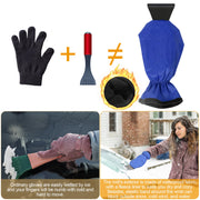 Ice scraper mitt with fleece-lined waterproof glove, view 7 - MRSLM