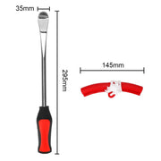 Motorcycle tire lever tool with rim protectors, view 9 - MRSLM