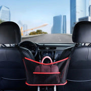 Car seat organizer with pet barrier, view 4 - MRSLM