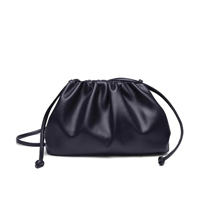 PU leather crossbody dumpling bag, view 4 - MRSLM