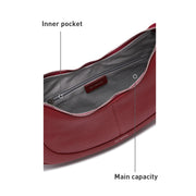 stylish leather tote bag with large capacity, view 8 - MRSLM