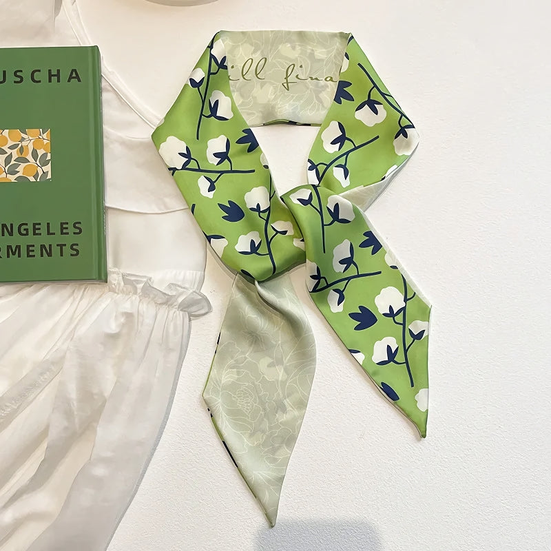 floral skinny scarf - MRSLM