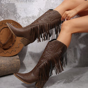 Tassel embroidery boots, view 6 - MRSLM
