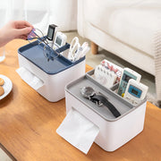 multifunctional tissue box and desk organizer, view 4 - MRSLM