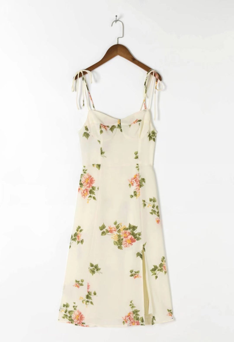 Floral slip dress, view 3 - MRSLM