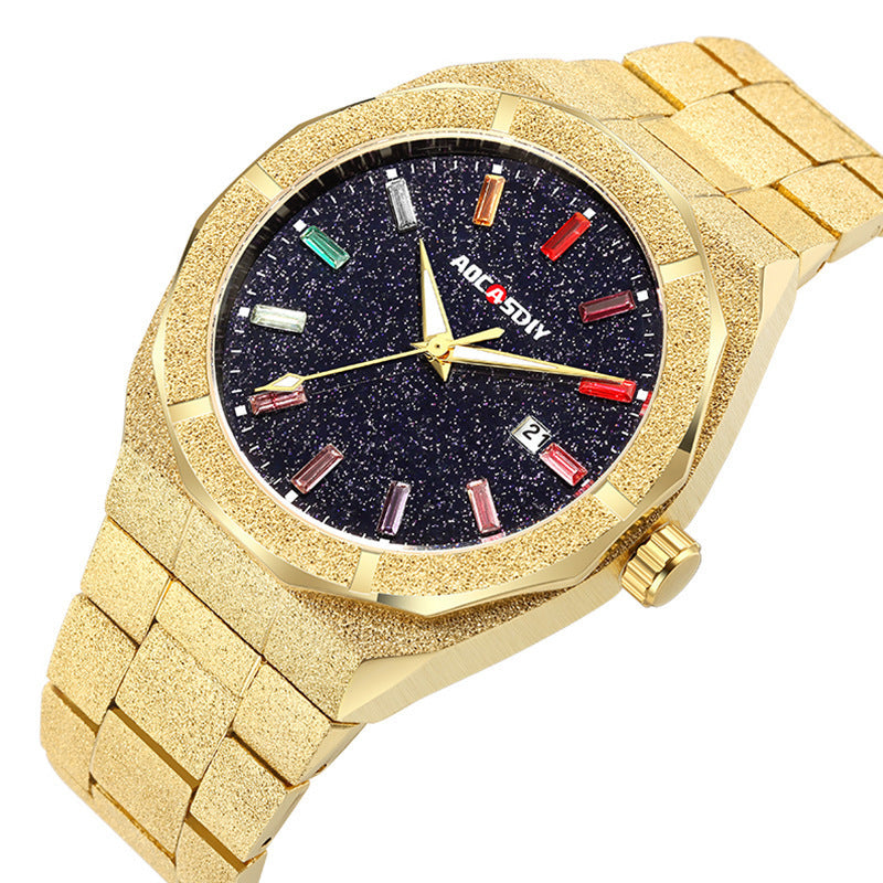 Luxury oak men's watch, view 5 - MRSLM