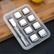 reusable stainless steel ice cubes, view 2 - MRSLM
