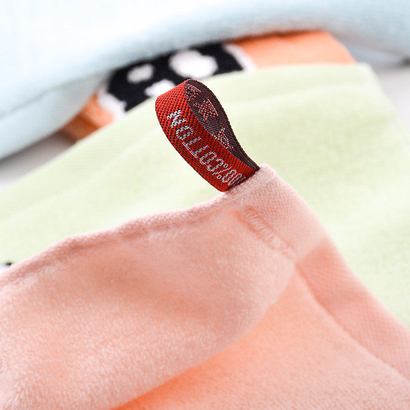 cartoon panda jacquard cotton baby face towel, view 14 - MRSLM