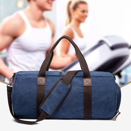 canvas travel messenger bag - MRSLM