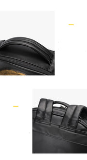 pu computer backpack for men and women, view 2 - MRSLM
