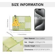 women's short wallet with cheese pendant, view 11 - MRSLM
