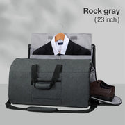 convertible garment duffel bag with shoe pouch, view 2 - MRSLM