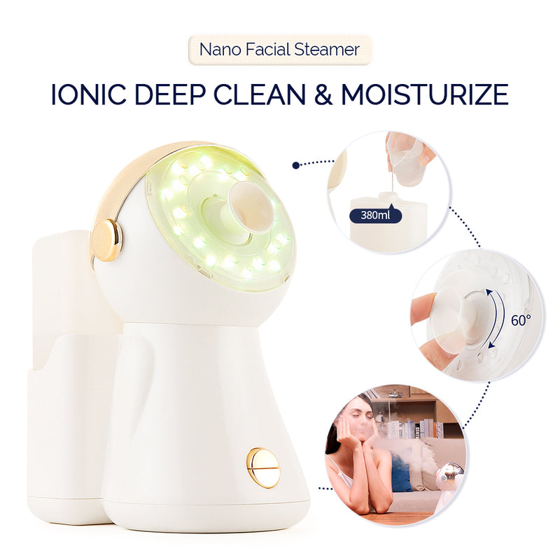 7-color LED nano hot spray face steamer, view 8 - MRSLM