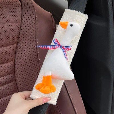 Plush Heart Frog Car Safety Belt Shoulder Cover