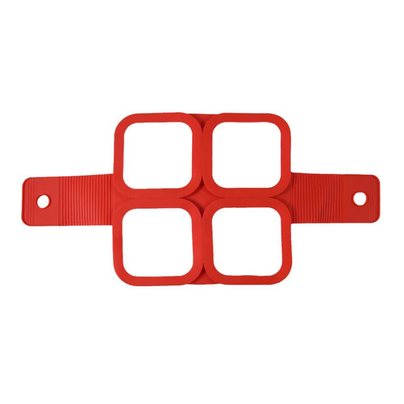 red silicone pancake and egg mold ring, view 14 - MRSLM