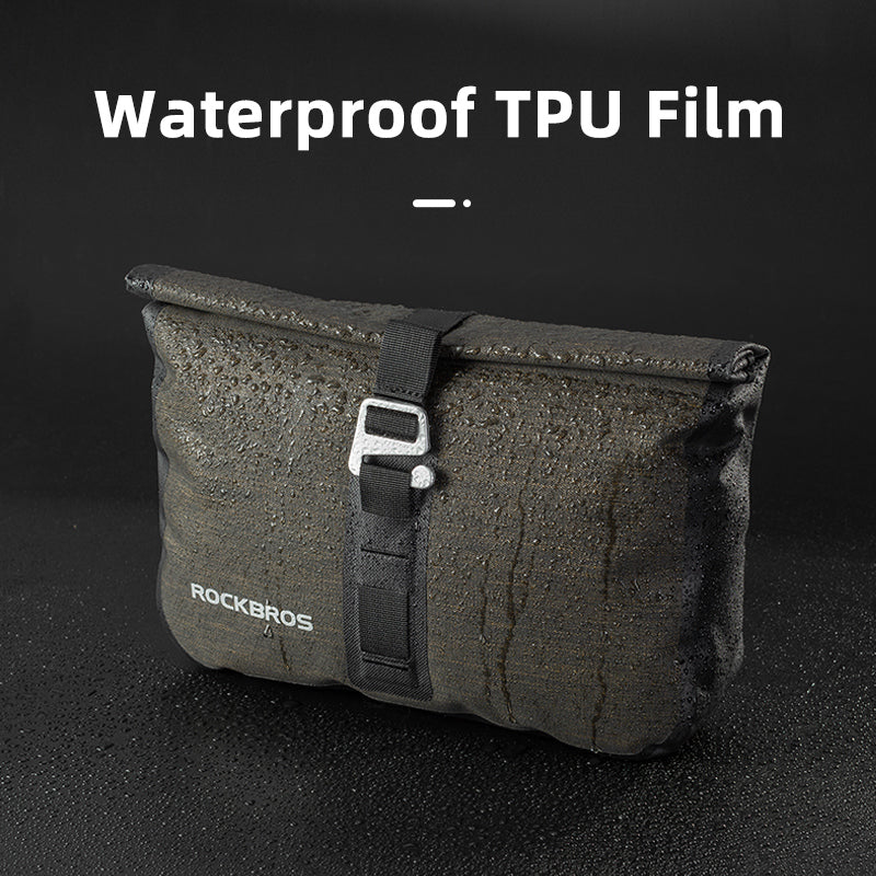 waterproof handlebar bike bag, view 6 - MRSLM