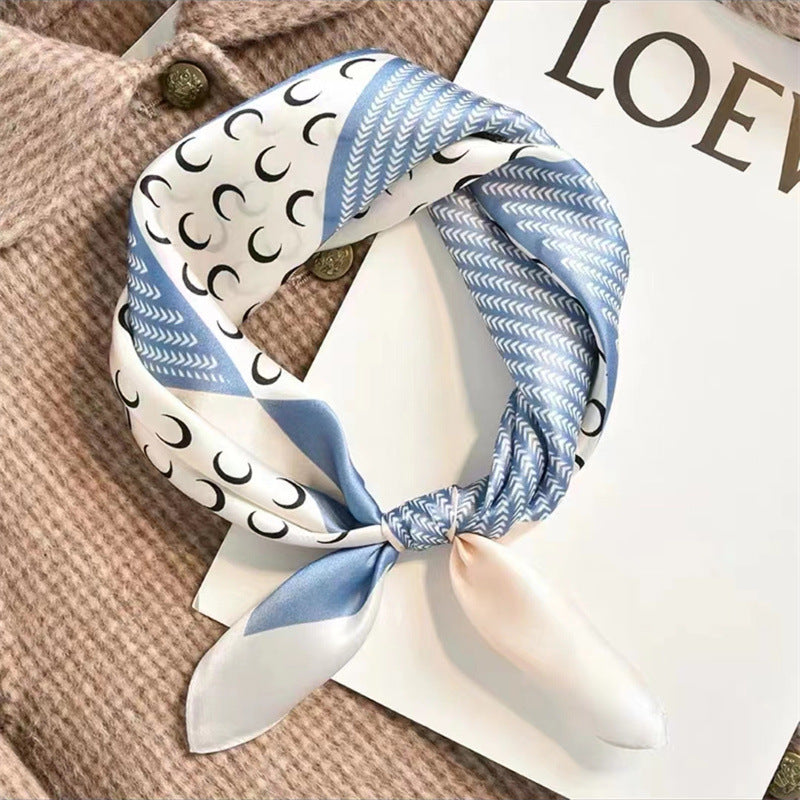 Small square silk scarf, view 9 - MRSLM