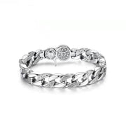 men's rotatable mantra bracelet, view 3 - MRSLM
