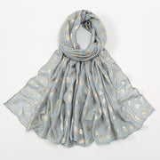 gold glitter scarf, view 5 - MRSLM