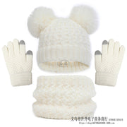 Kids' hat scarf gloves set, view 15 - MRSLM