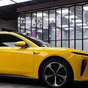 glossy deep yellow vinyl car wrap, view 3 - MRSLM