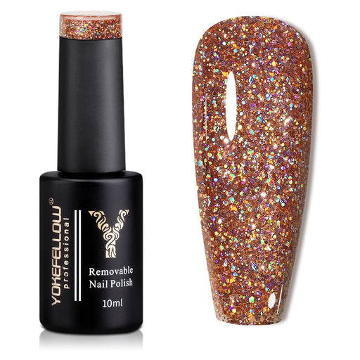 10ml reflective glitter gel nail polish, view 7 - MRSLM