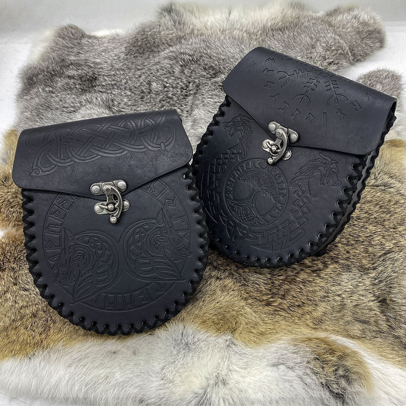 Medieval hanging belt coin purse - MRSLM