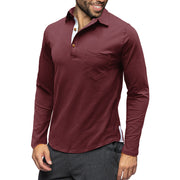 retro lapel long-sleeved top, view 9 - MRSLM