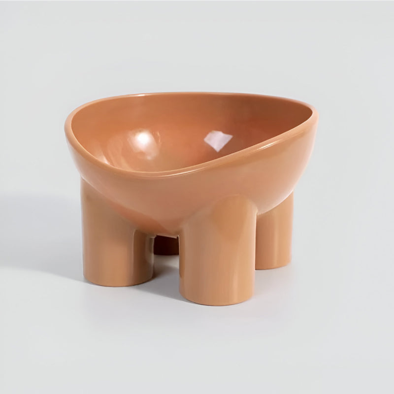 elevated high foot pet bowl, view 3 - MRSLM