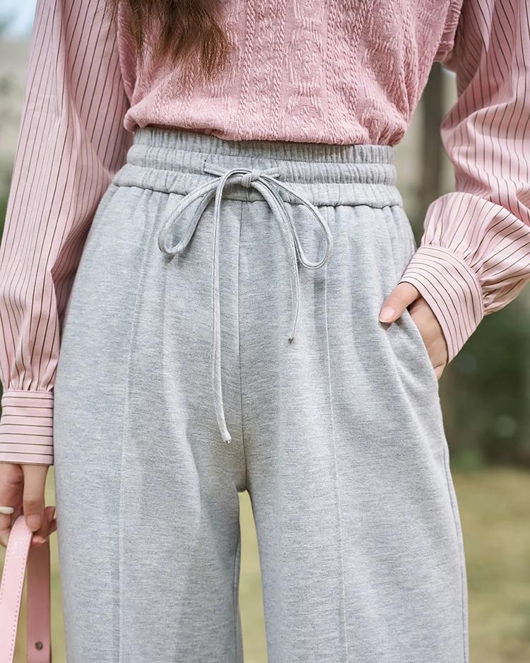 High-waisted wide leg pants, view 9 - MRSLM