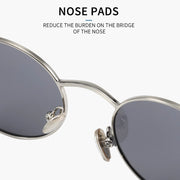 round polarized mirror sunglasses for women, view 5 - MRSLM
