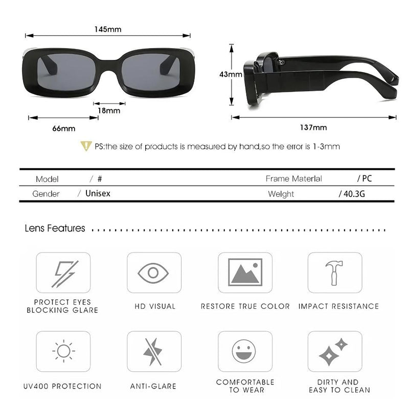 Clear plastic retro sunglasses, view 14 - MRSLM