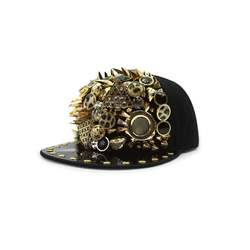 leopard head rivet cap, view 2 - MRSLM