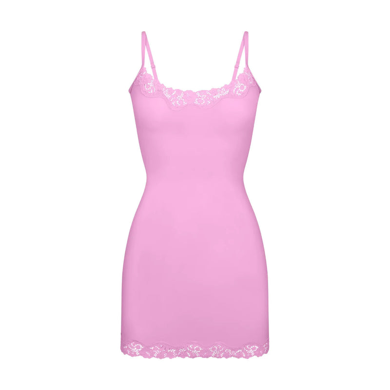 sling lace hip dress, view 5 - MRSLM