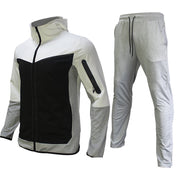 men's hooded coat and trousers sports set, view 6 - MRSLM