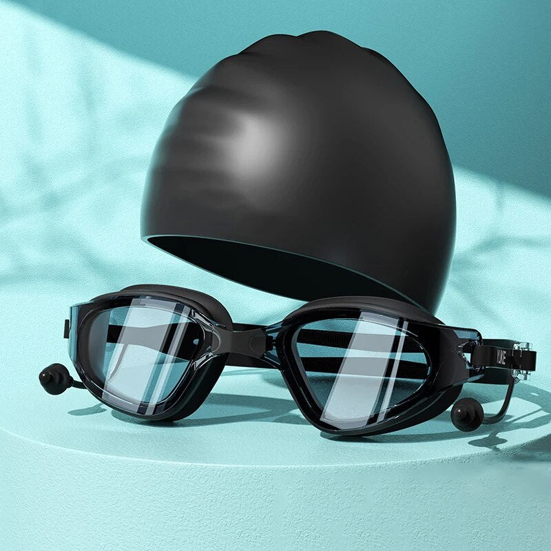 adult anti-fog swim goggles, view 3 - MRSLM